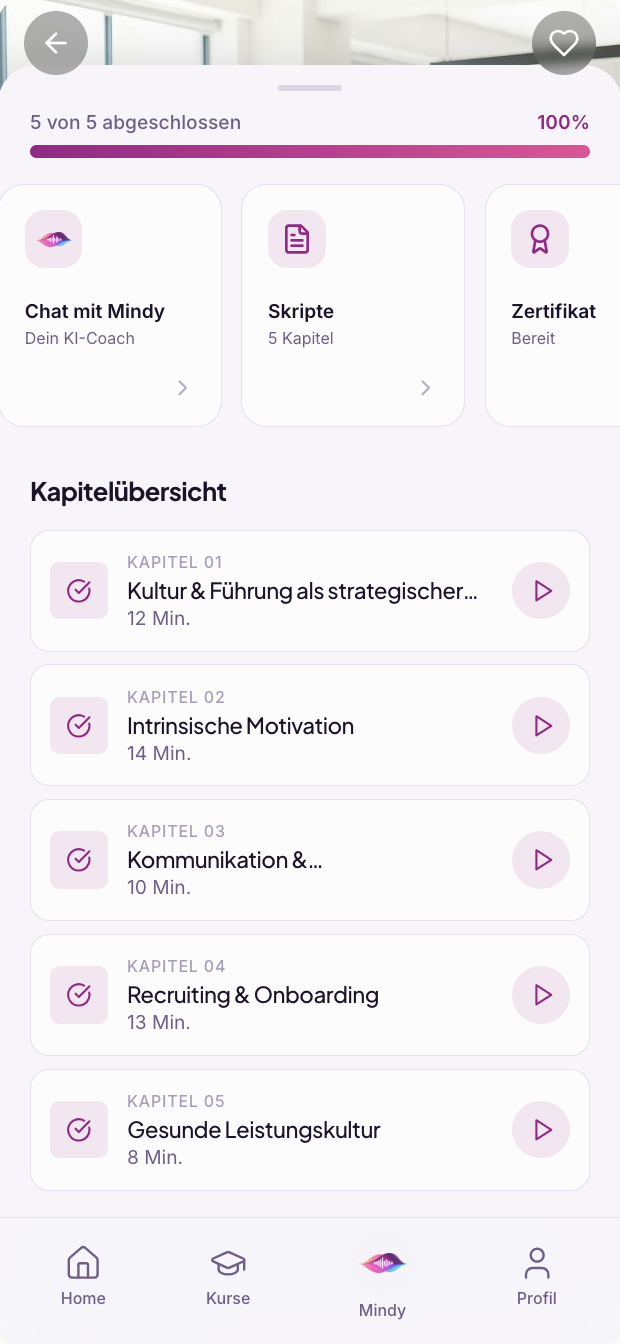 Kapitelübersicht