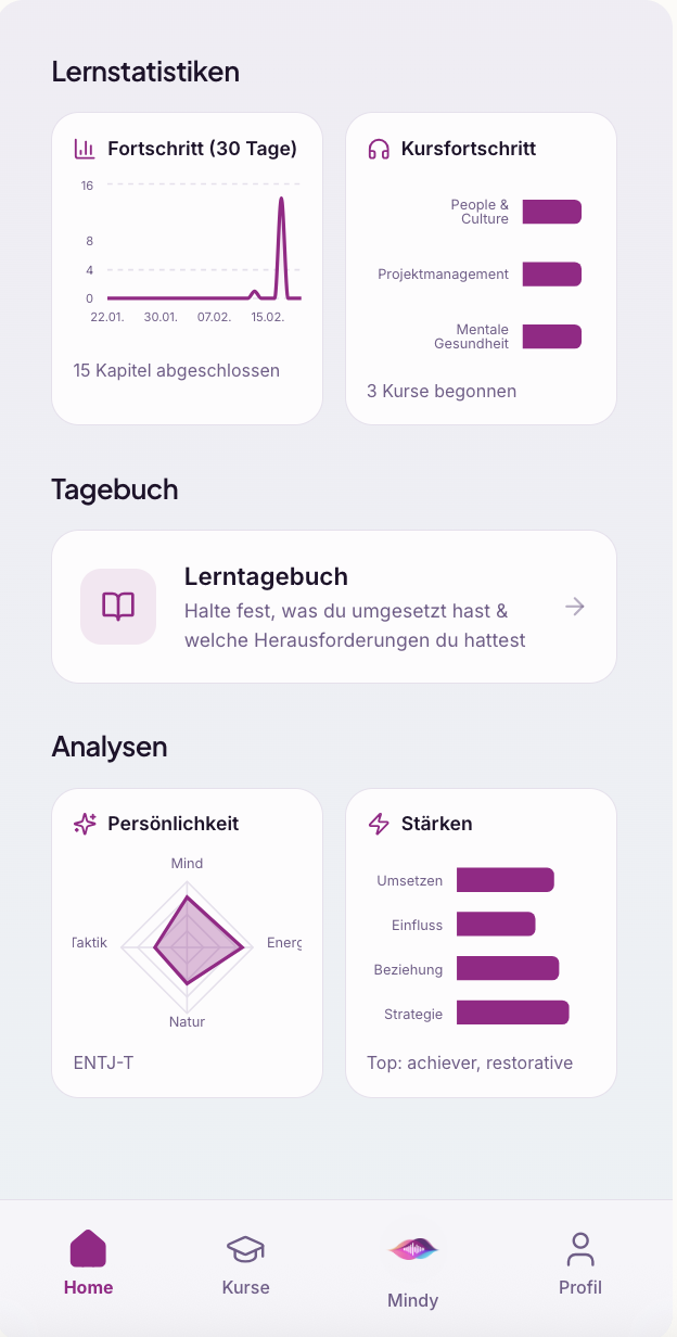 Lernstatistiken
